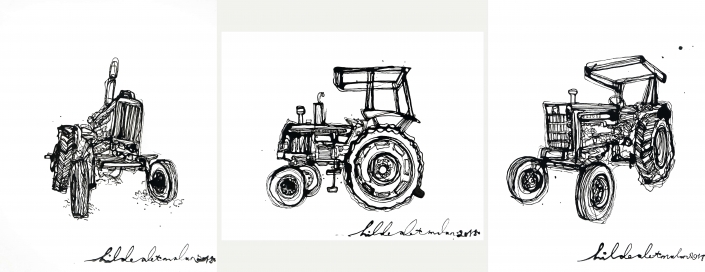 Hilde Alet Malan Art: Tractors