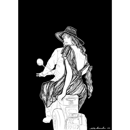Open Roads art print by Hilde Alet Malan