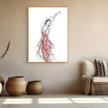 Magic print by Hilde Alet Malan, shown in a cherry frame in a room (frame not included)